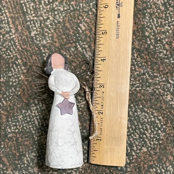 Willow Tree Angel of Light with Star - Cream and Brown - Picture 4 of 4